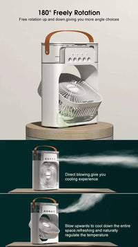 Mini Portable Rechargeable Air Cooler Fans