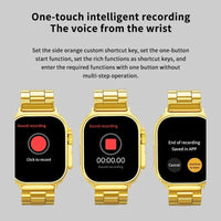 Ultra Golden Smart Watch Full HD 49 MM