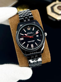 Stylish Men's Steel Chain Strap Analogue Watch – Modern Daily Wear