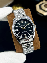 Stylish Men's Steel Chain Strap Analogue Watch – Modern Daily Wear