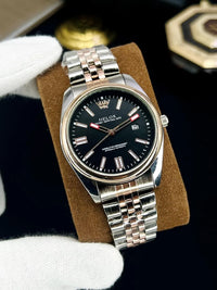 Stylish Men's Steel Chain Strap Analogue Watch – Modern Daily Wear