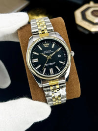 Stylish Men's Steel Chain Strap Analogue Watch – Modern Daily Wear